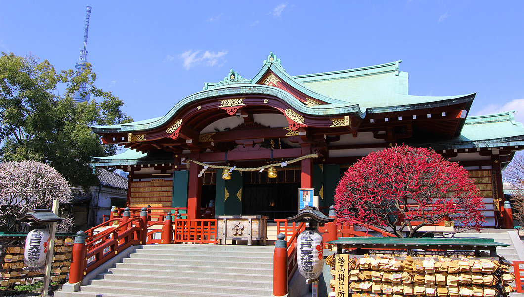亀戸天神社HP仮サイトのお知らせ